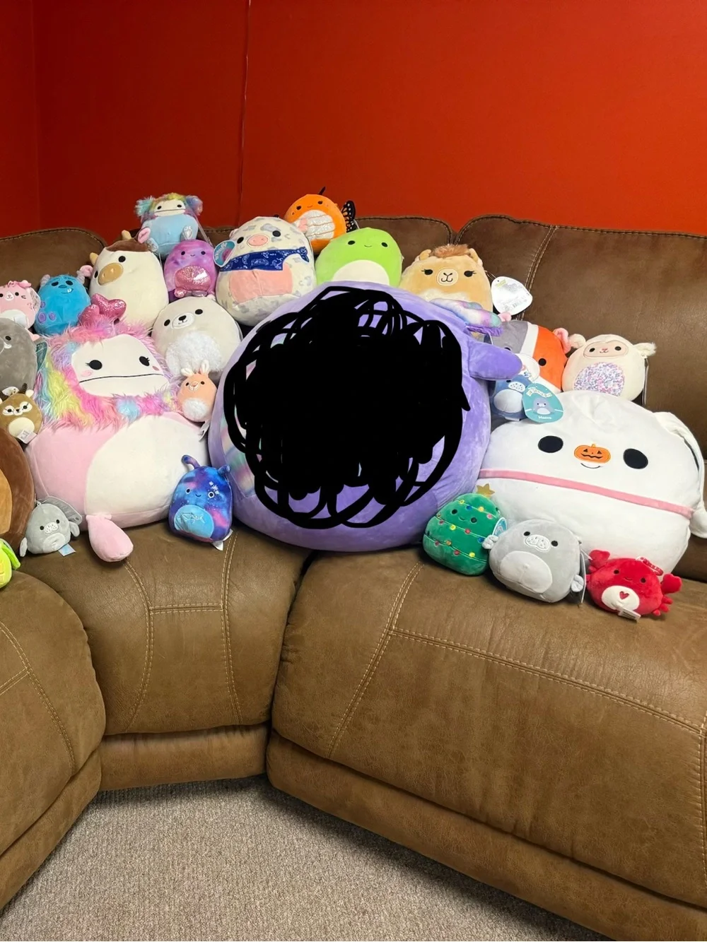 Squishmallows Plush Lot - Pink, Brown, Gray, Green, Blue, Purple